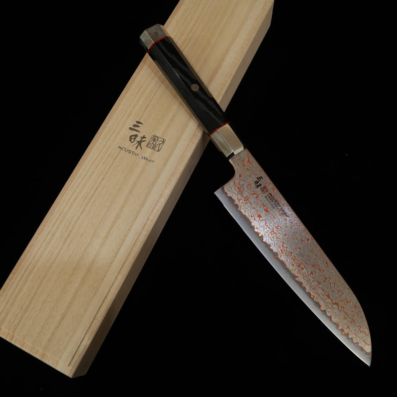 【新定番】三昧MCUSTA ZANMAI アルティメット3 黒鳳凰 三徳 (180mm)