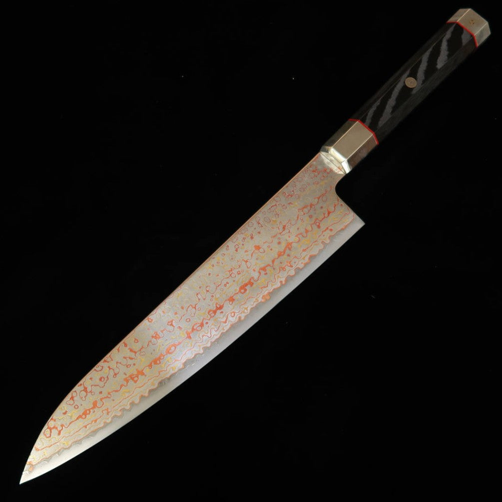 【新定番】三昧MCUSTA ZANMAI アルティメット3 黒鳳凰 牛刀 (210mm)