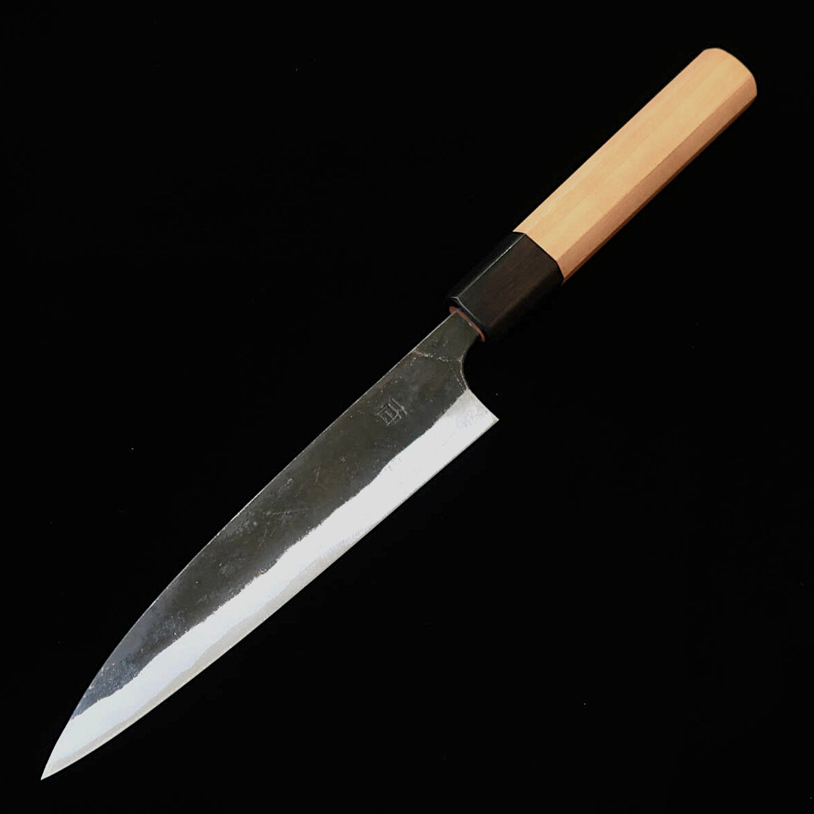 MIURA Onihiro Yanagiba, Shirogami no. 1, Kurouchi Finish with Cherry Blossom Handle (150mm)