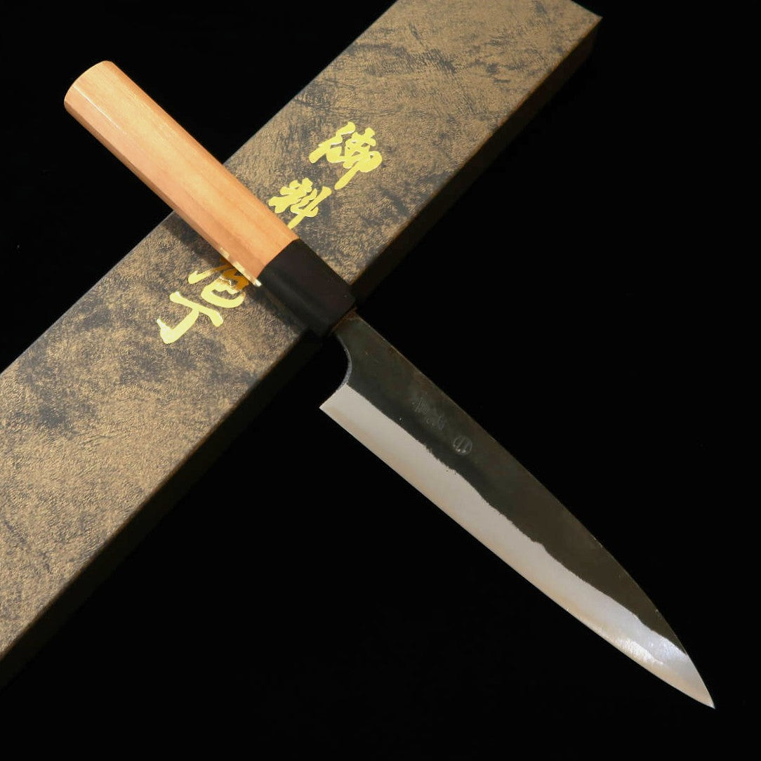 三浦MIURA 鬼尋 柳刃 白紙一号 黒合板桜柄 （150mm）