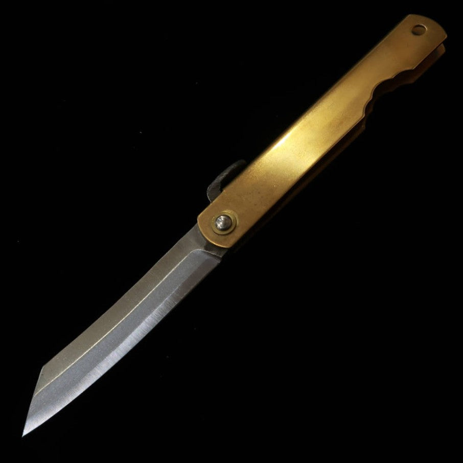 Nagao Kanekoma Higonokami acier bleu plié grand modèle (65/78/90 mm)
