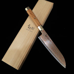 [Nuevo estándar] Zanmai MCUSTA ZANMAI Ultimate 3 Hakuhō santoku (180 mm)