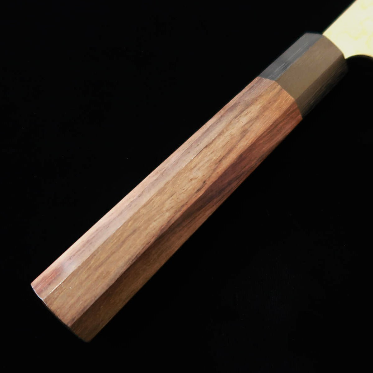 佐治武士SAJI TAKESHI 青紙二号 有色ダマスカス 筋引 紫檀八角柄 (240/270mm)