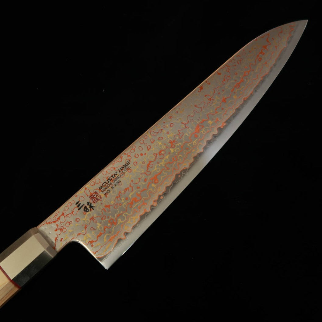 【新定番】三昧MCUSTA ZANMAI アルティメット3 白鳳凰 牛刀 (210mm)