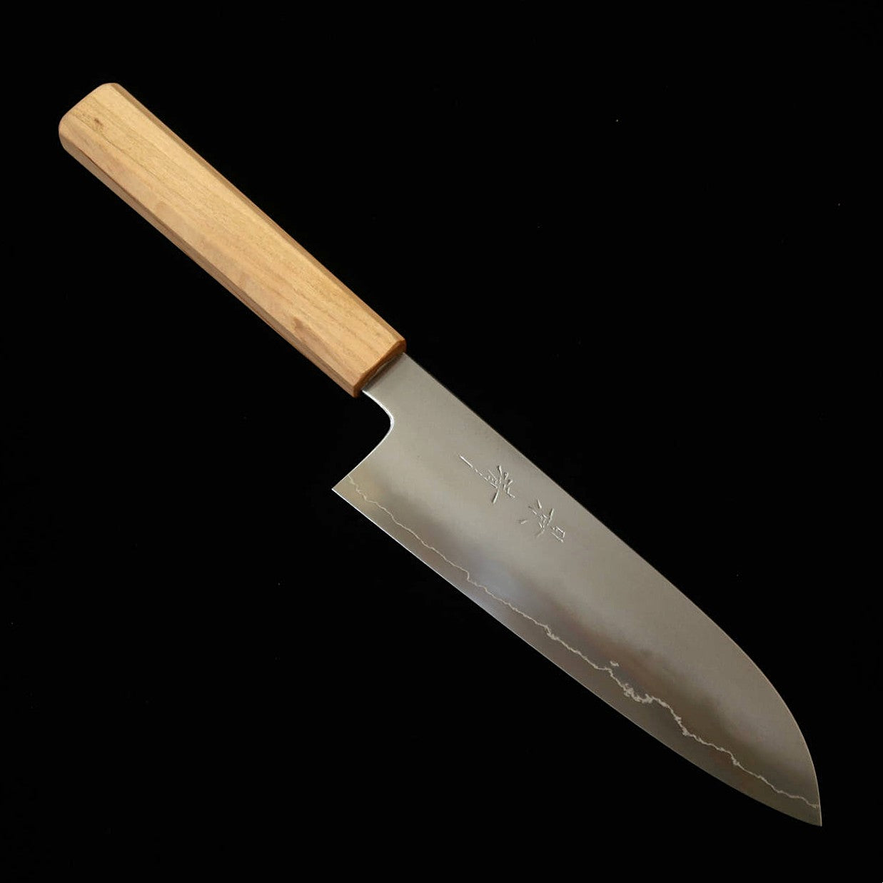 景清KAGEKIYO 三徳 銀紙三号 WS 桜八角柄（180mm）