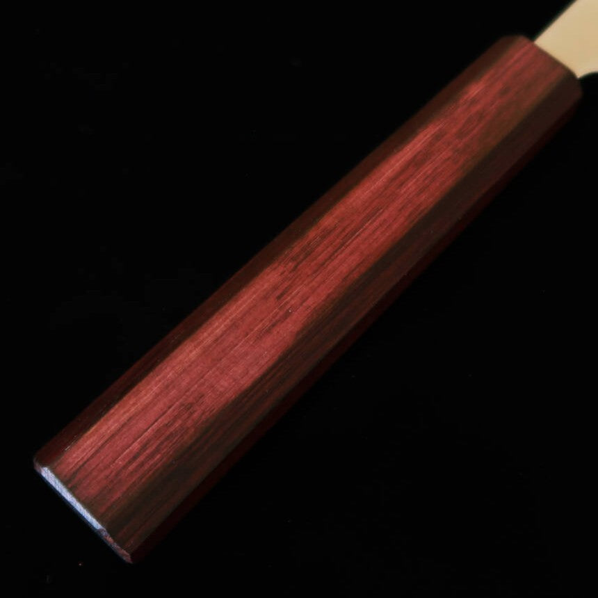 MIURA Miura Kiritsuke gyuto 440C poli, manche octogonal en chêne violet (210 mm)