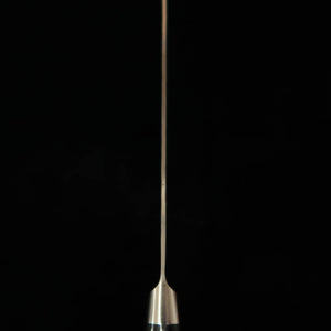 ISHIDUCHI – Couteau de chef kiritsuke, acier Aogami Super, martelé, manche en contreplaqué noir (210 mm)