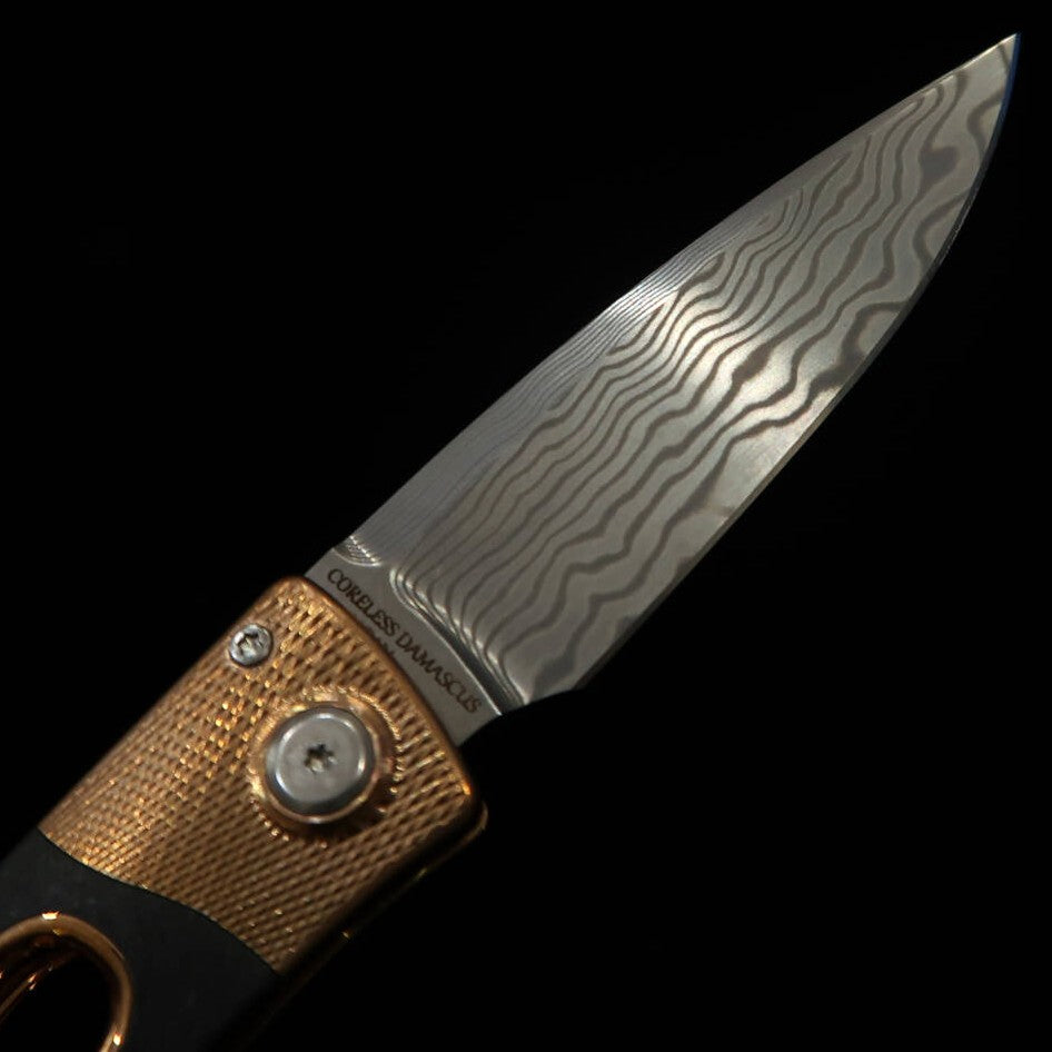 Arts&Fusion Knives ellipseエリプス リン青鋼 ダマスカス （55ｍｍ）