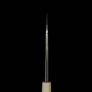 三浦MIURA 出刃 左利き用 銀紙三号 木砥仕上げ コーリアン柄（165mm）