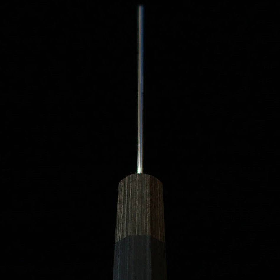 HADO Shiosai SG2 martelado cabo de laminado preto com anel cinza Kobunka pequena (135 mm)