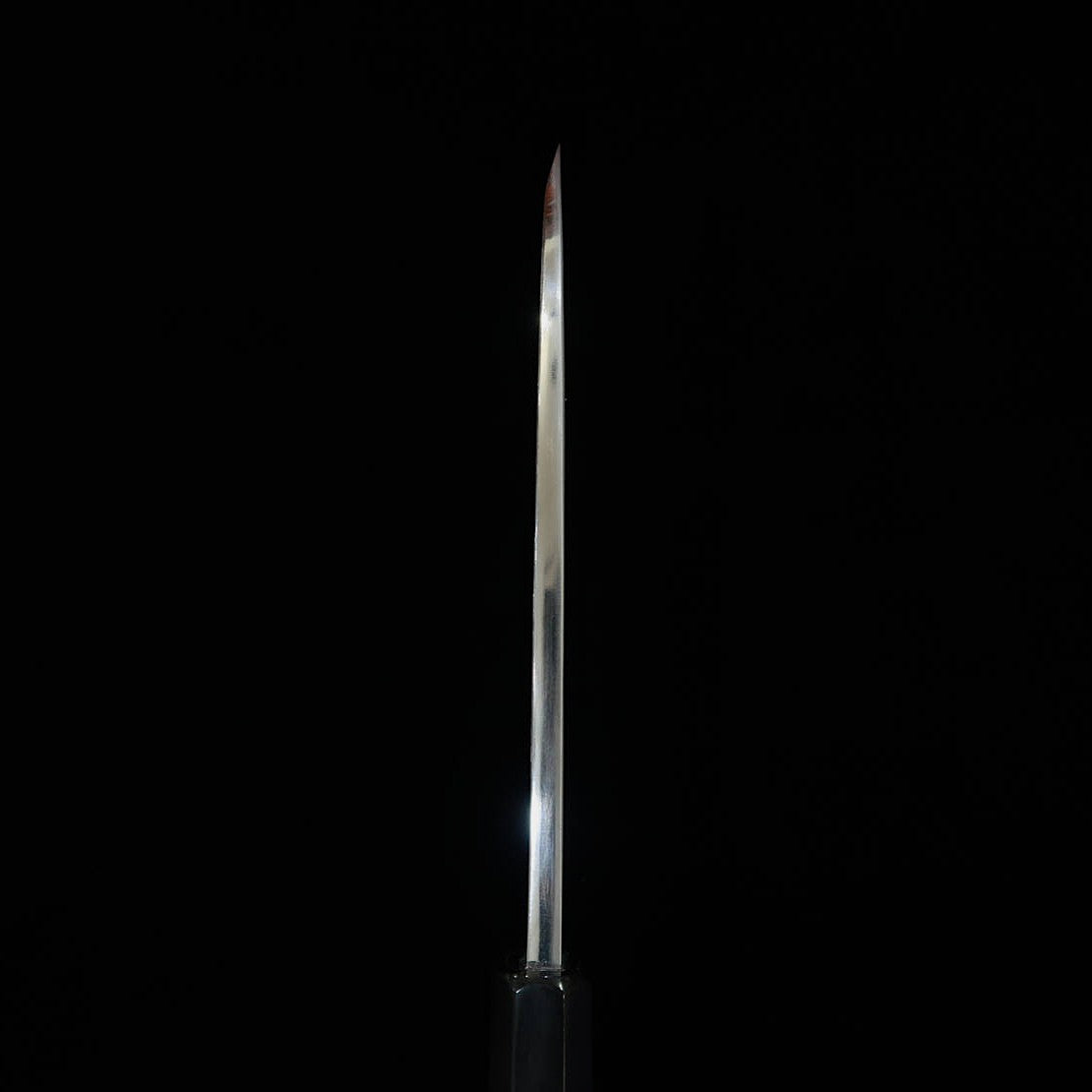 Miura MIURA Deba para zurdos, acero Gingami n.º 3, acabado con piedra de madera, mango de ébano con anillo de plata (150 mm)
