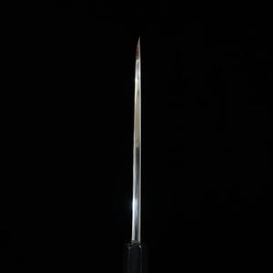 Miura MIURA Deba para zurdos, acero Gingami n.º 3, acabado con piedra de madera, mango de ébano con anillo de plata (150 mm)