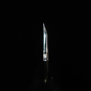 Miura MIURA Deba para zurdos, acero Gingami n.º 3, acabado con piedra de madera, mango de ébano con anillo de plata (150 mm)