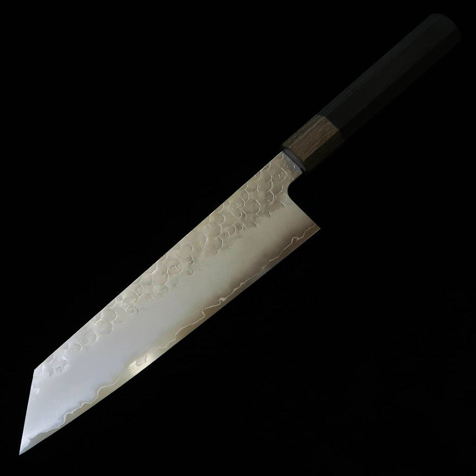 HADO Hado Shiosai SG2 Tsuchime Cabo de laminado preto Gyuto kiritsuke (210 mm)