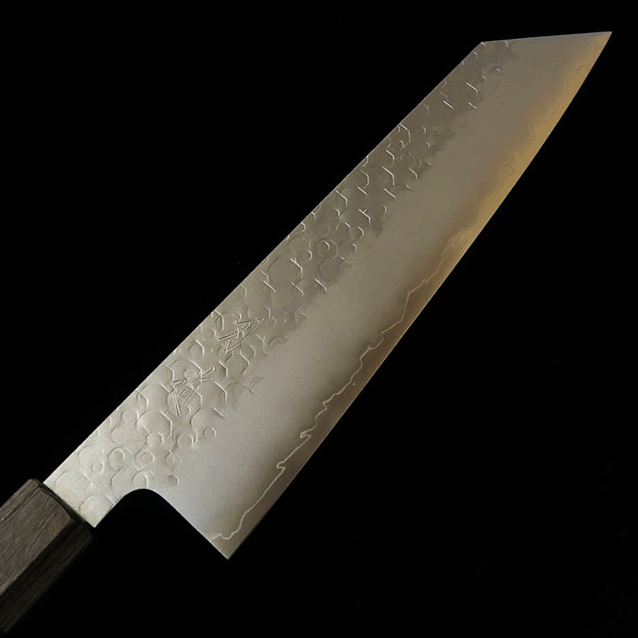 HADO Hado Shiosai SG2 Tsuchime Cabo de laminado preto Gyuto kiritsuke (210 mm)
