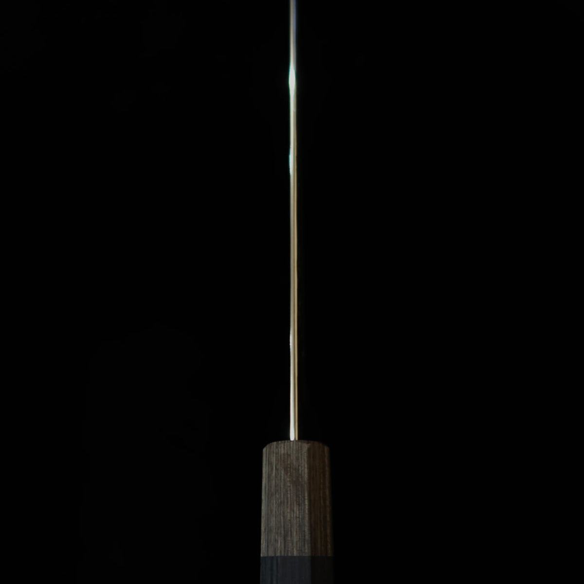 HADO Hado Shiosai SG2 Tsuchime Cabo de laminado preto Gyuto kiritsuke (210 mm)