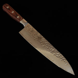 ISHIDUCHI Gyuto VG10 Polished Damascus with Mahogany Handle (210mm)