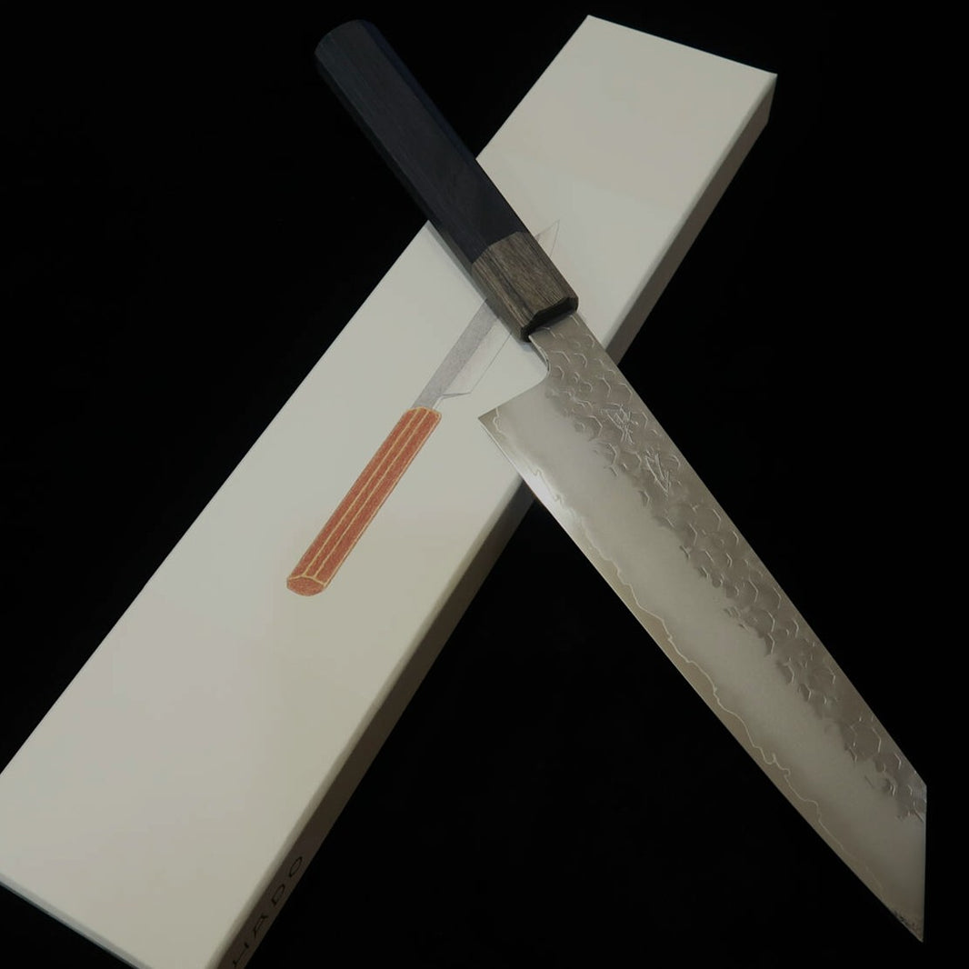 Hado Shiosai VG10 Hammered Black Plywood Handle Gyuto (210mm)