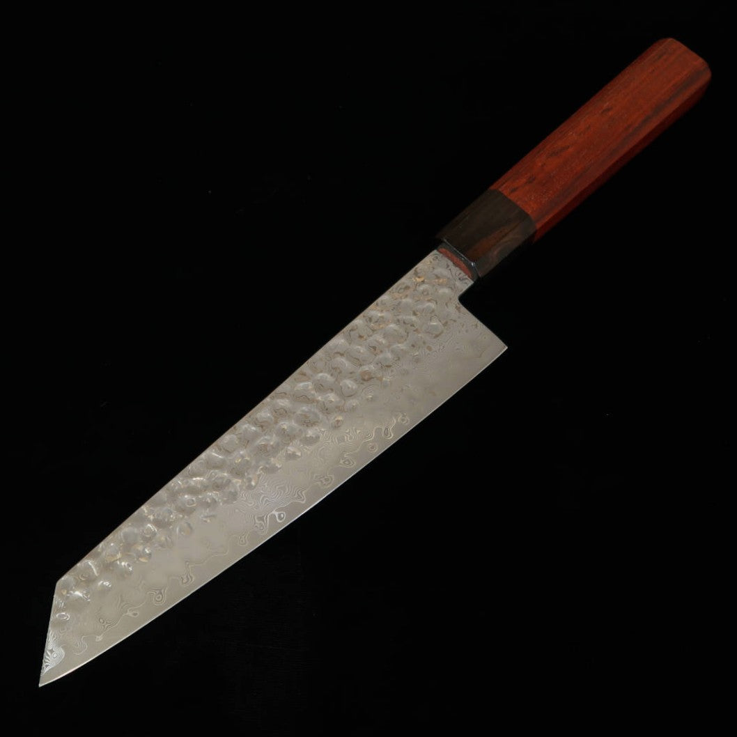 石鎚ISHIDUCHI 切付 VG10 67層ダマスカス ローズ八角黒檀口（180mm）