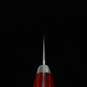 Miura MIURA Santoku AUS8 martillado, mango laminado rojo (180 mm)