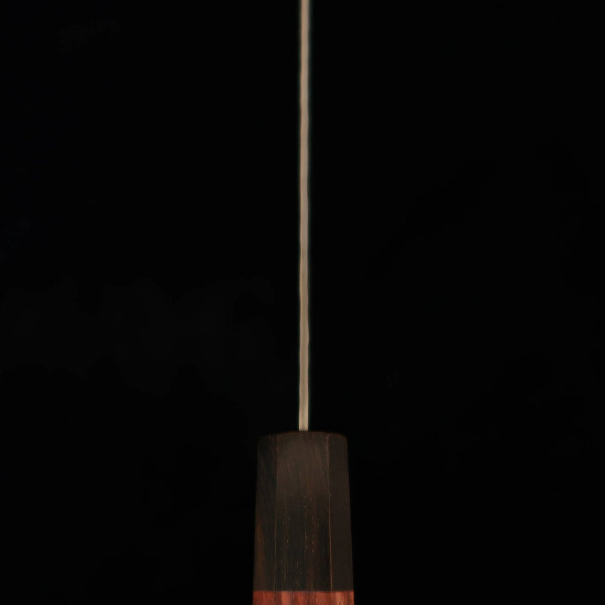 ISHIDUCHI – Nakiri VG10, damas 67 couches, virole ébène noire, manche octogonal rose (165 mm)