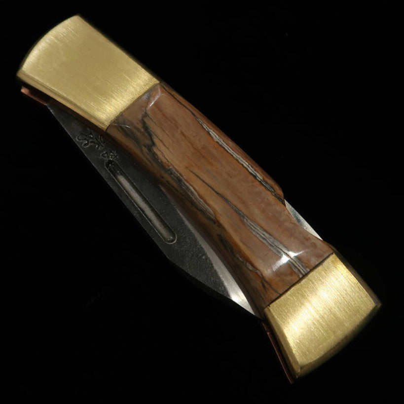 Takeda Hamono Inagaki Made Backlock Folder Mammoth Super Blue Steel
