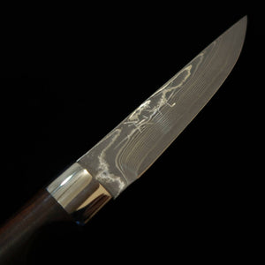 片山 雄太YUTA KATAYAMA "川蝉" ストレート VG10 ニッケルダマスカス アイアンウッド （73mm）