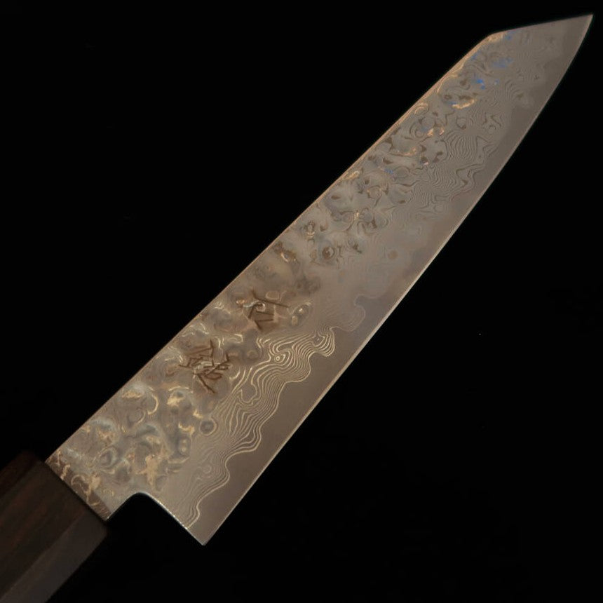 石鎚ISHIDUCHI 切付ペティ VG10 67層ダマスカス ローズ八角黒檀口（165mm）