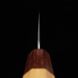 Miura Santoku, Swedish Steel, Saisted Damascus Finish, with Zalkova Octagonal Handle (165mm)