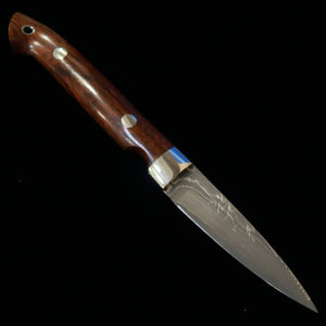 片山 雄太YUTA KATAYAMA "川蝉" スピア VG10 ニッケルダマスカス アイアンウッド （73mm）