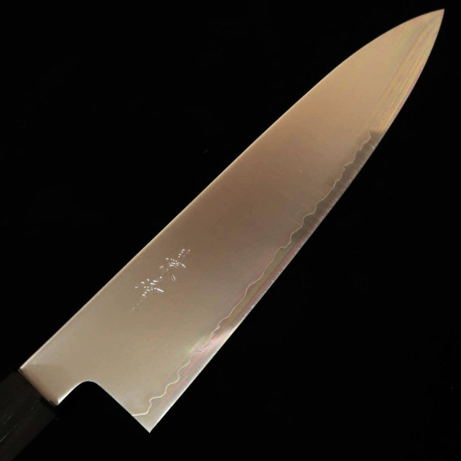 景清KAGEKIYO 牛刀 クロマックス セミステンレス 　ウォルナット八角柄（210mm）