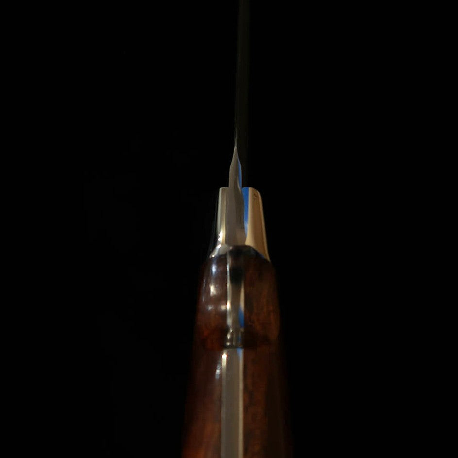 Yuta Katayama "Kawasemi" Spear VG10 Nickel Damascus Ironwood (73mm)