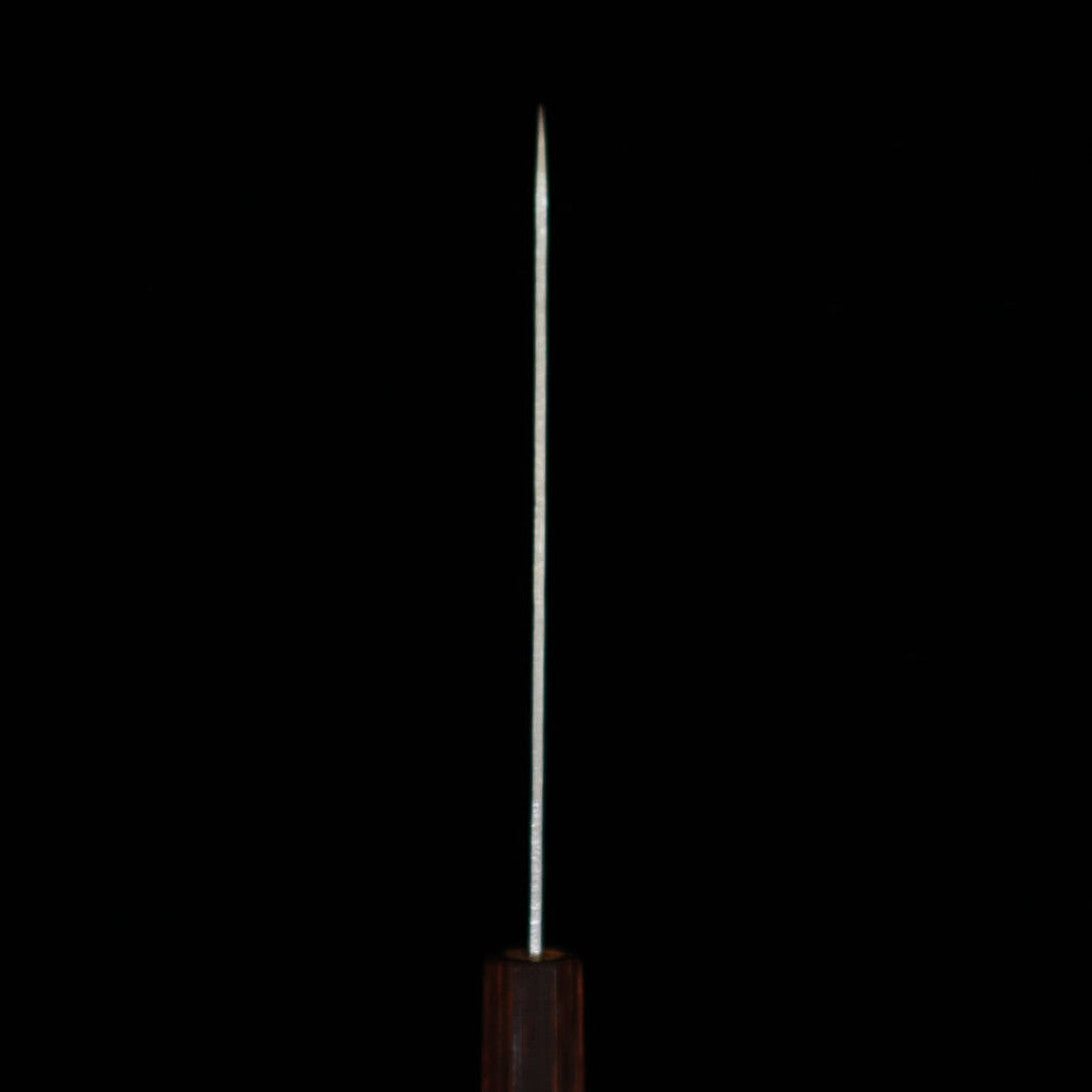 Faca Petty MIURA, aço Prata Nº3, acabamento Nashiji, cabo de Keyaki (135/150mm)