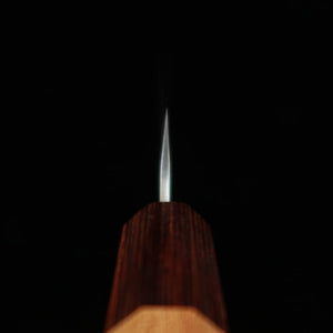 Faca Petty MIURA, aço Prata Nº3, acabamento Nashiji, cabo de Keyaki (135/150mm)