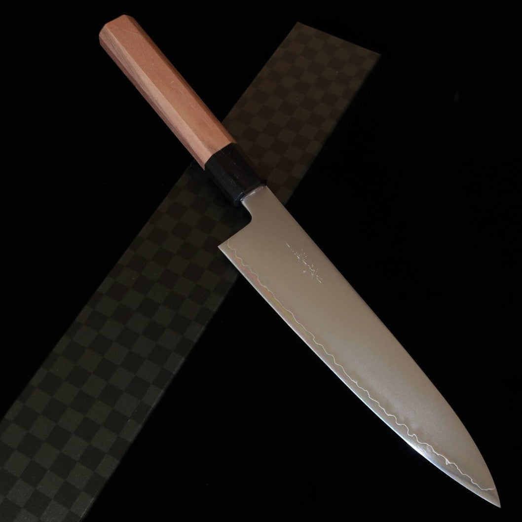 KAGEKIYO gyuto Chromax semi-inox cabo octogonal de nogueira (210 mm)