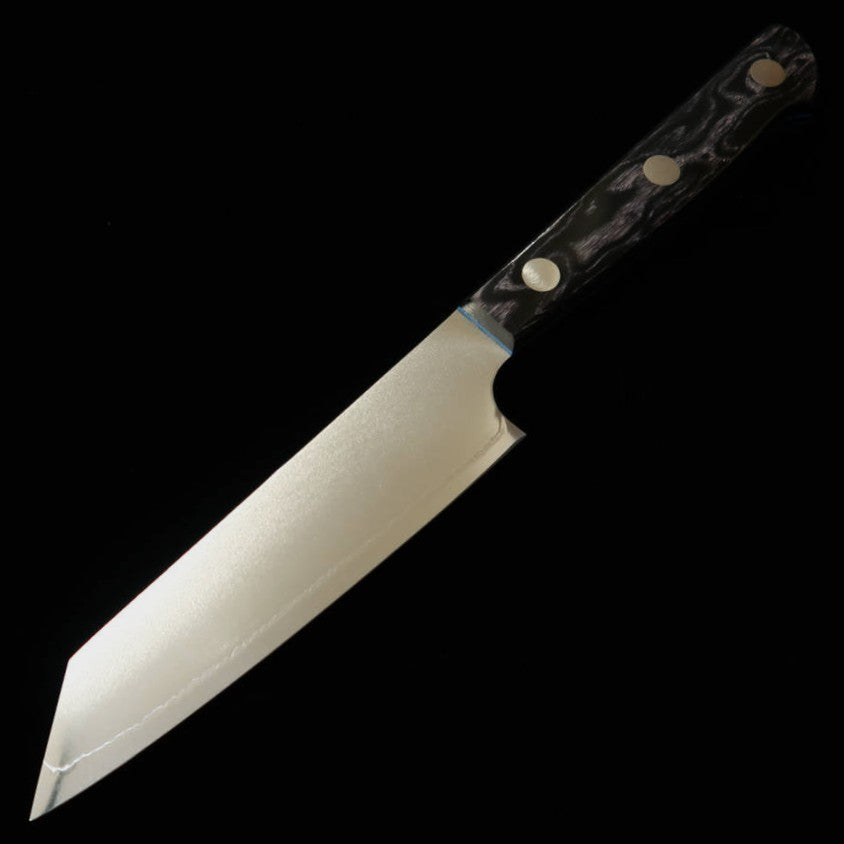 三浦MIURA 切付ペティ SLD 黒合板柄 カラーライン（120mm）