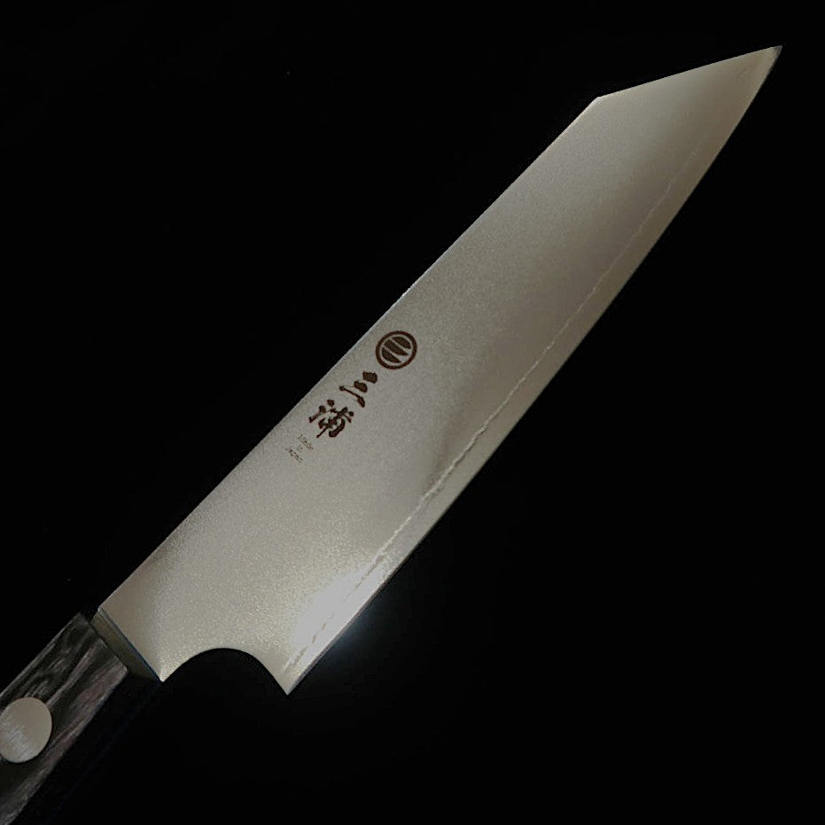 三浦MIURA 切付ペティ SLD 黒合板柄 カラーライン（120mm）