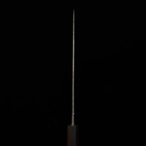 MIURA Itadaki, couteau de chef, acier Shirogami n°2, finition noire, manche en bubinga (210 mm)