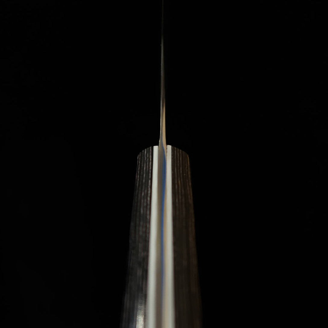三浦MIURA 切付三徳 SLD 黒合板柄 カラーライン（135mm）