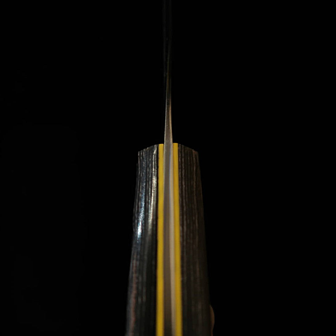 三浦MIURA 切付牛刀 SLD 黒合板 カラーライン（210mm）