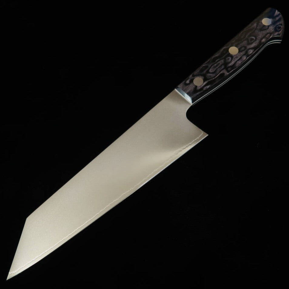 三浦MIURA 切付三徳 SLD 黒合板柄 カラーライン（180mm）