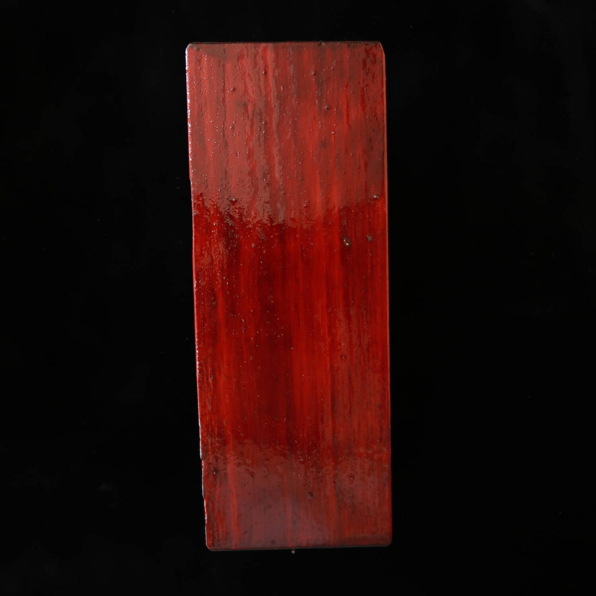 Pedra de amolar natural Okudono Aoto, tipo koppa com base, 54 × 144 × 28 mm