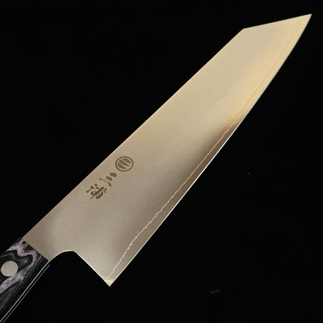 三浦MIURA 切付牛刀 SLD 黒合板 カラーライン（210mm）