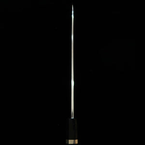 Miura Obidama Single-Edged Gyuto, Ginsan, Wood Finish, Yellow Custom Handle (240mm)