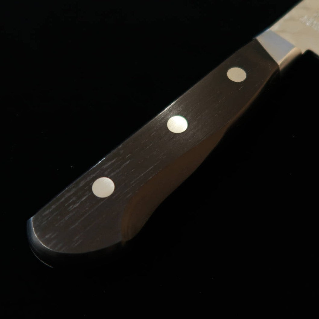 刃道 HADO 翁流 菜切 梨地 青紙 黒柄口金付 （165mm）