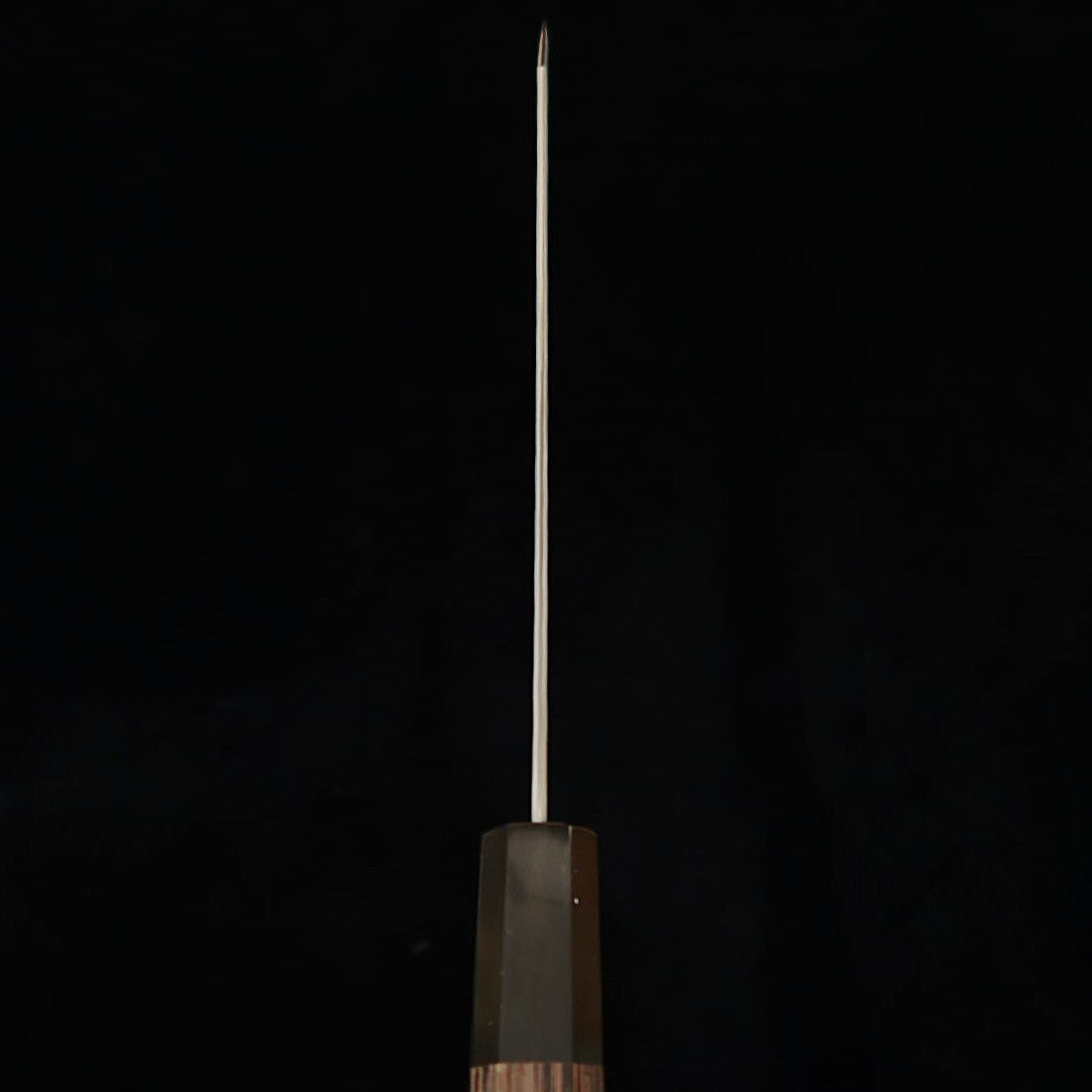 Nigara Hamono NIGARA Kiritsuke Gyuto Aogami Super, martelé, manche octogonal en wengé (210 mm)