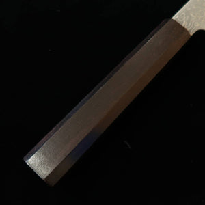 HATSUKOKORO gyuto VG10 Damasco níquel, mango octogonal de ébano (210 mm)