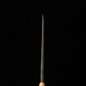 Couteau kiridashi, Aogami Super, forme pistolet, manche en rotin enroulé (30 mm)