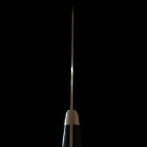 KOTETSU Kotetsu Petty VG10 Damasco martelado Cabo em laminado preto (135 mm)