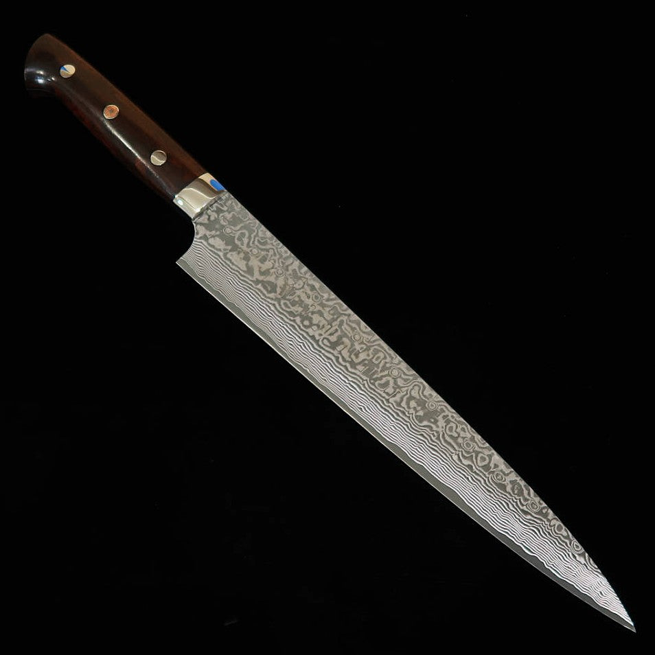 Takeshi Saji Sujihiki R2 Black Finish Ironwood Handle (240mm)